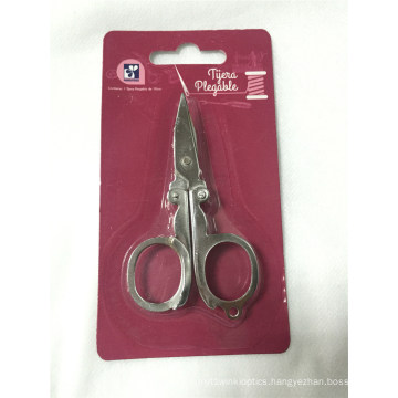 Steel Folding Scissors in Blister Card